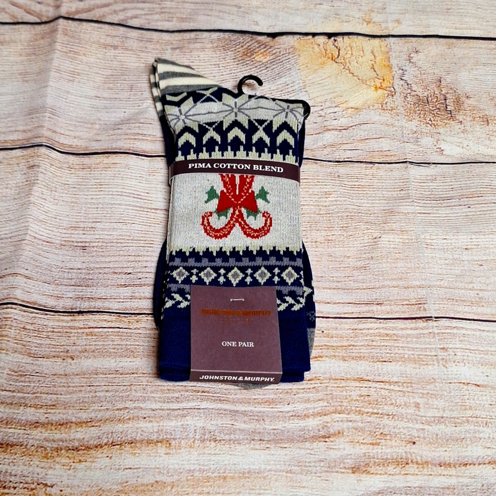 Johnston & Murphy Xmas sock